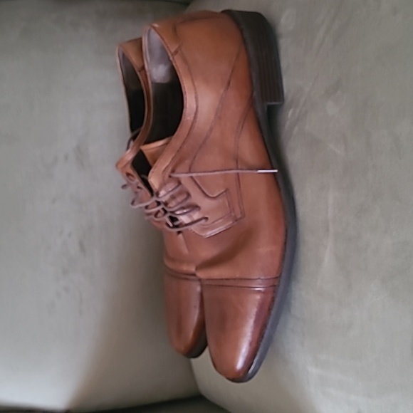Johnston & Murphy Larsey # 20 1276 Tan, refined cap toe oxford, size 13 M - Picture 2 of 7